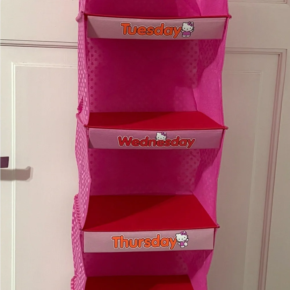 Hello Kitty Pink Hanging Organizer -free gift with purchase - Picture 3 of 7